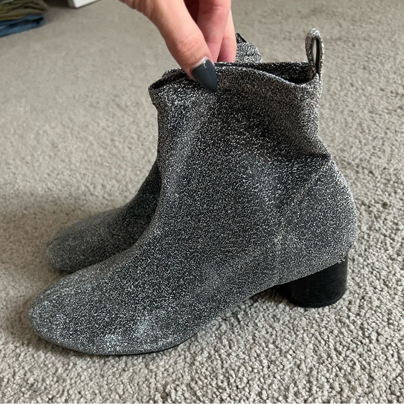 Zara Sparkly Booties Heels - Picture 5 of 9